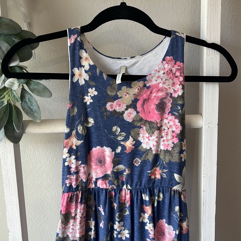 Floral Maxi Tank Dress